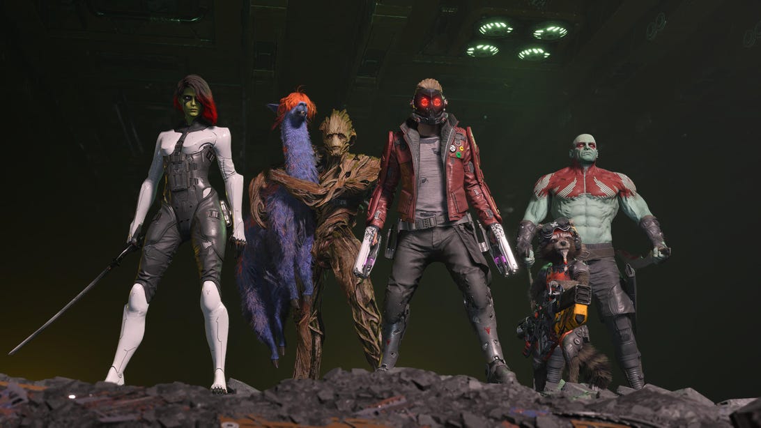 Guardians of the Galaxy game heroes