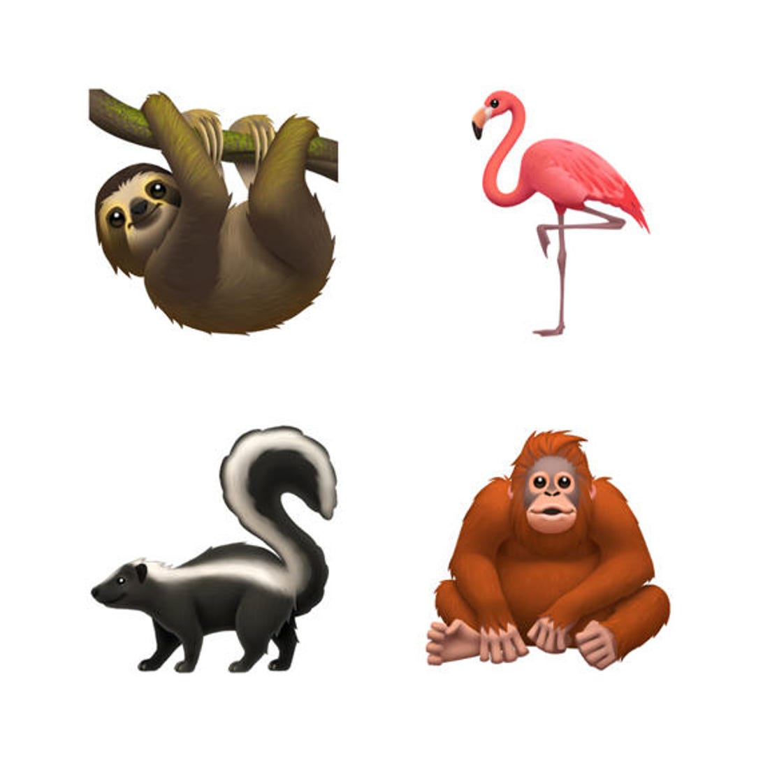 Emoji for falafel, service dogs and sloths are finally here