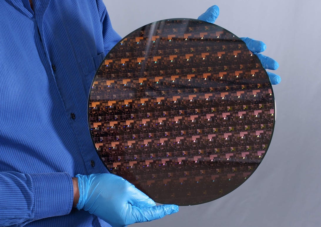 IBM Research 2nm chip wafer