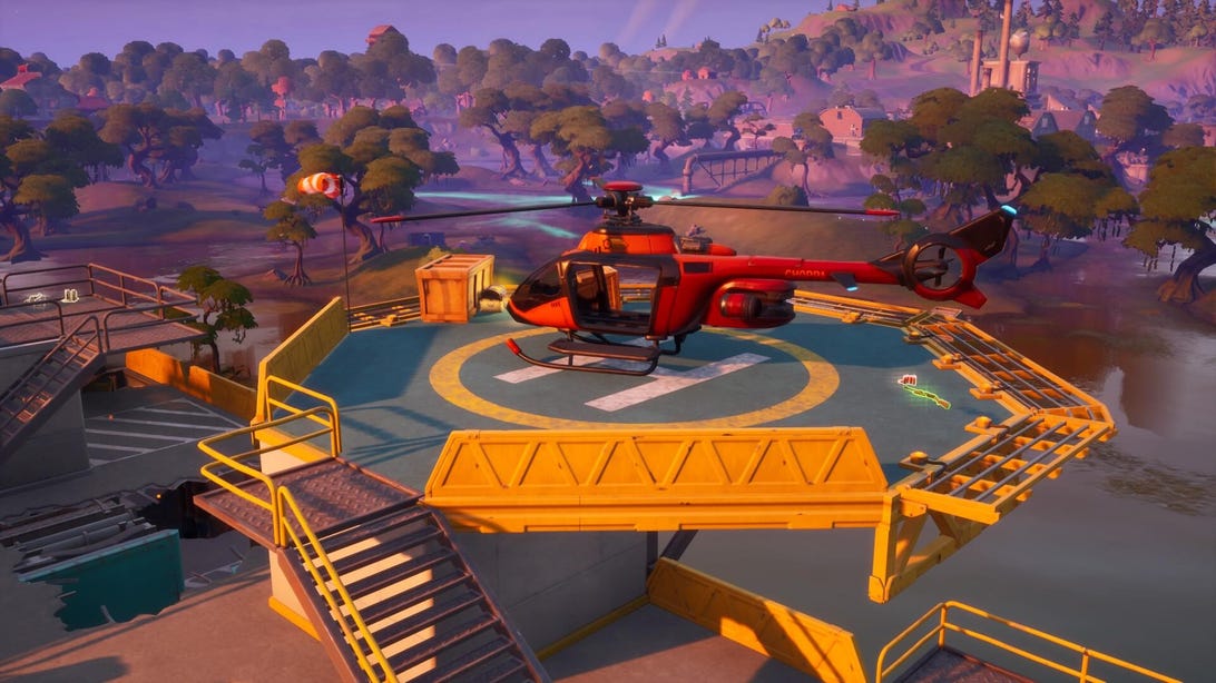 Fortnite adds helicopters for your squad