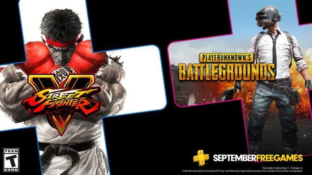 PUBG and Street Fighter V are free for PlayStation Plus subscribers next month
