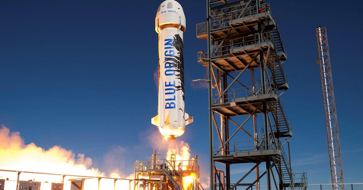 Bezos bắt đầu buổi ra mắt phi hành đoàn Blue Origin đầu tiên: Cách xem chương trình phát sóng trực tiếp