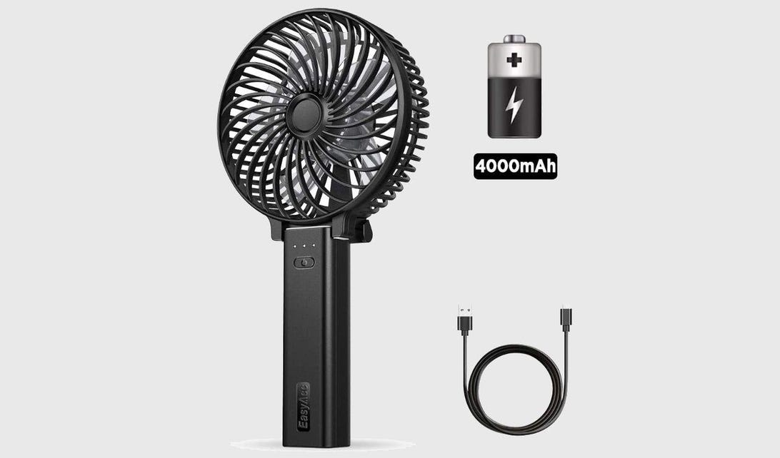 Keep cool with this handheld rechargeable fan for .39