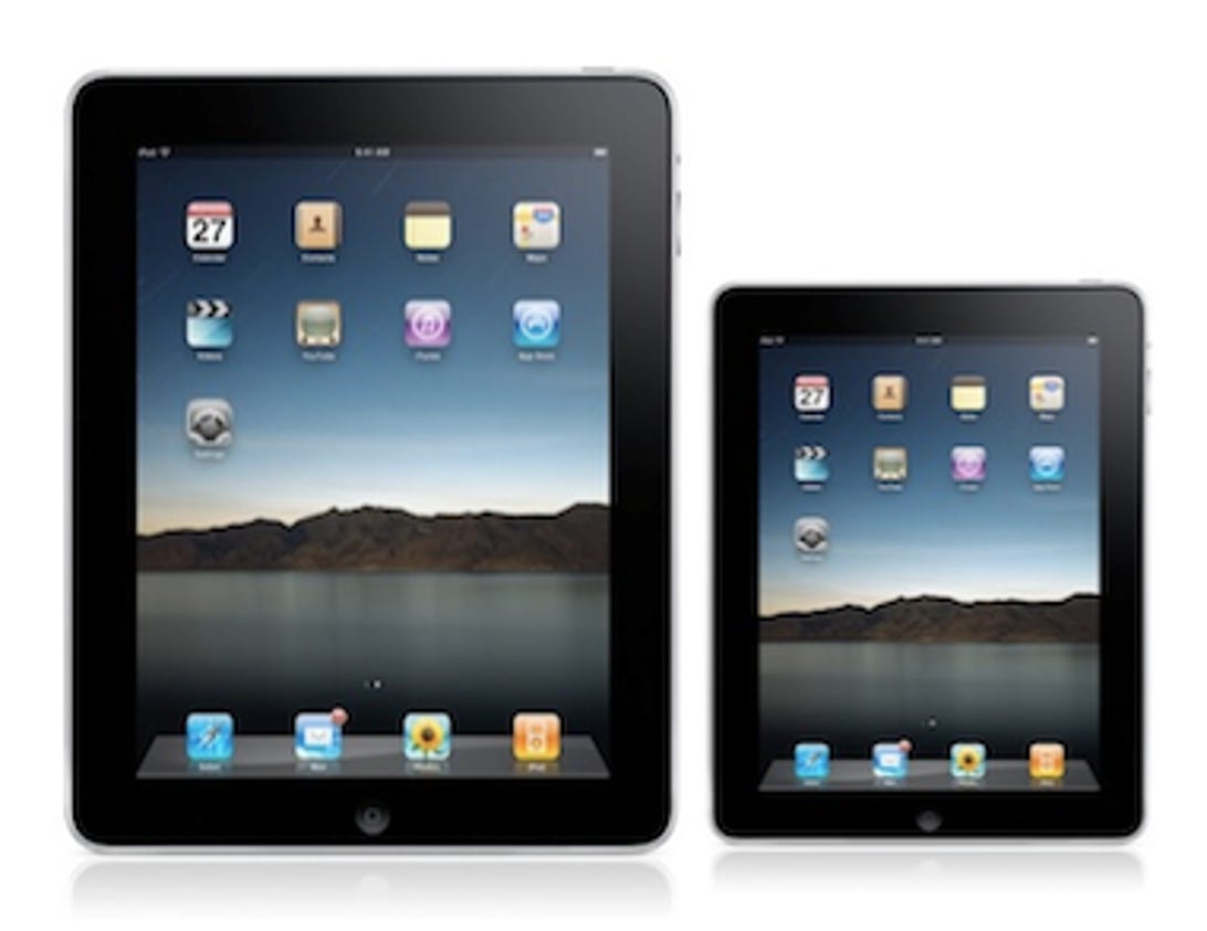 Steve Jobs said a smaller iPad is a no-no.
