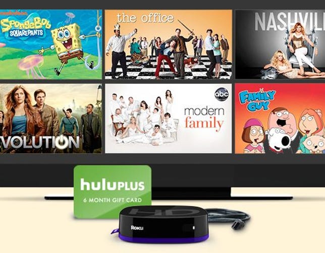 This excellent bundle includes a Roku HD box, an HDMI cable, and six months of Hulu Plus.