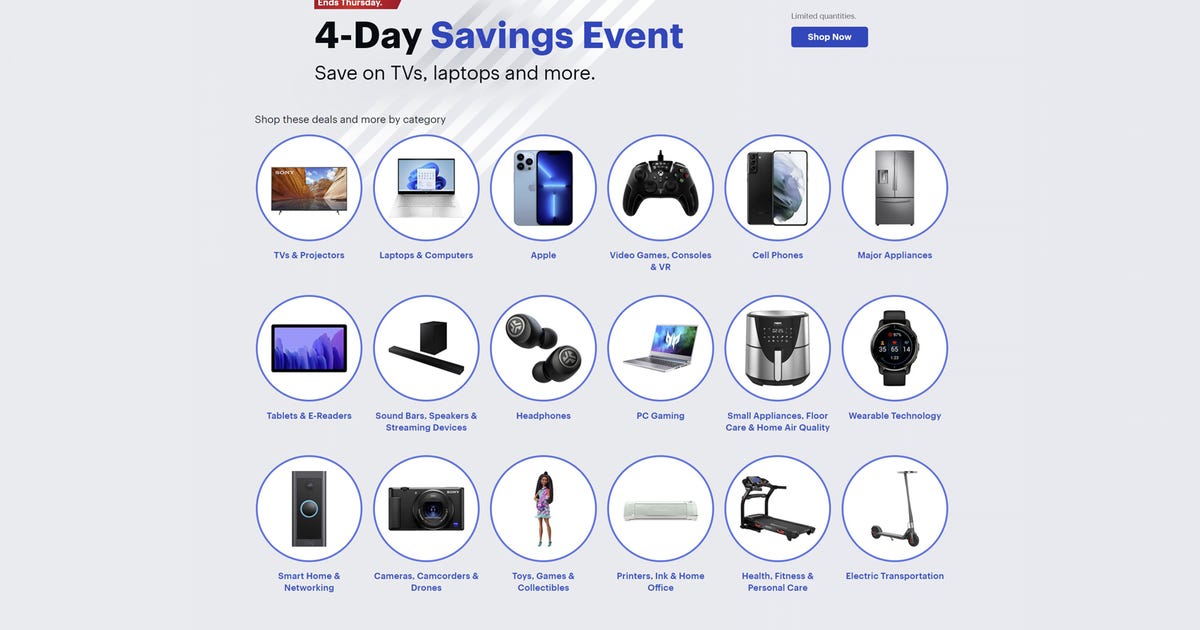Best Buy's 4-day sale offers savings on Apple Watch, smart TVs and more - CNET
