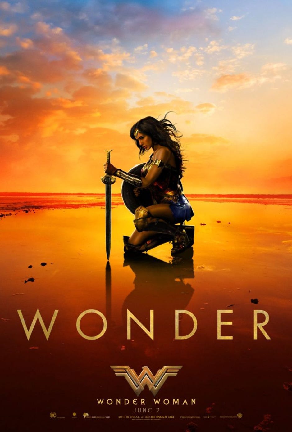 New 'Wonder Woman' trailer, poster show calm before combat - CNET