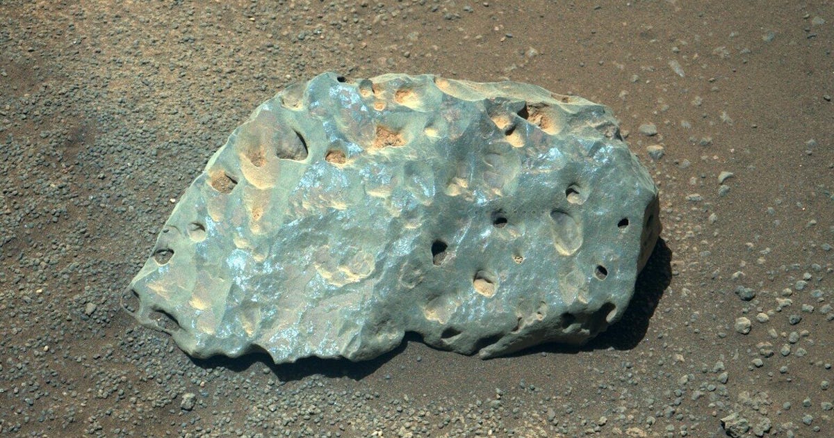 NASA Perseverance Mars rover investigates 'odd' rock, zaps it - CNET