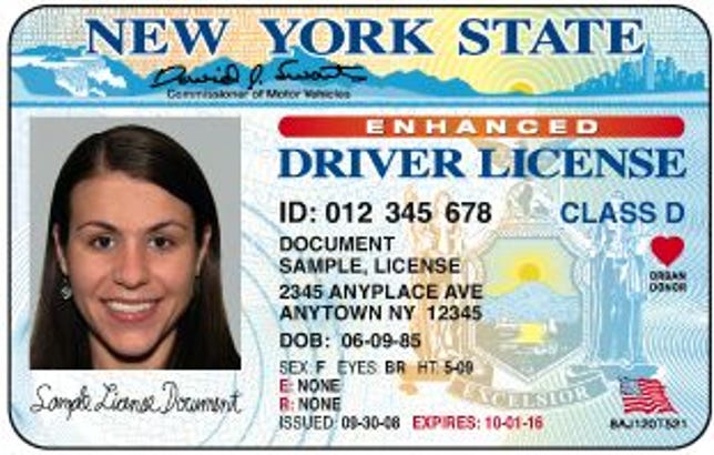 New York Enhanced Driver's License