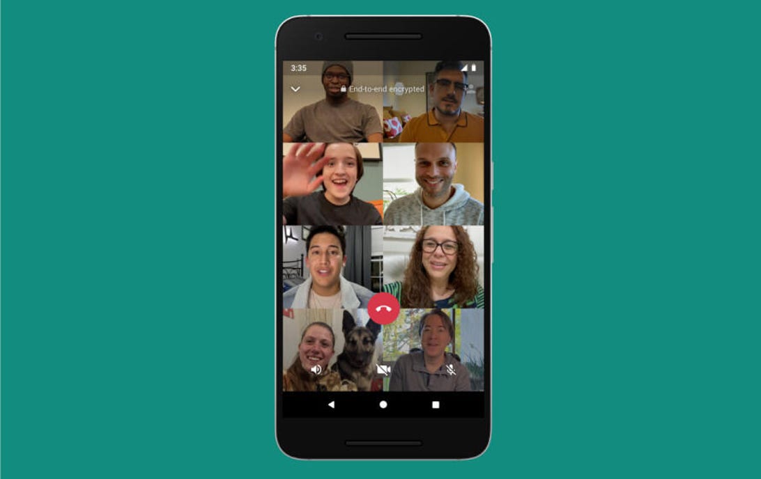 WhatsApp update boosts video calling to allow 8 people at once