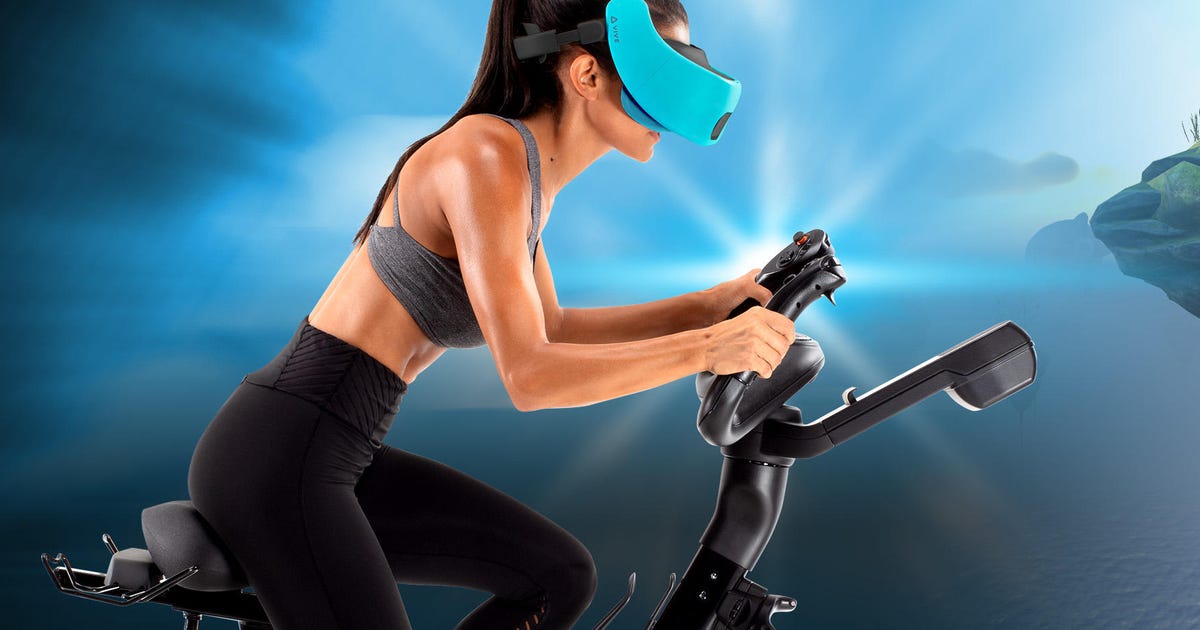 NordicTrack's VR fitness bike wore me out at CES - CNET