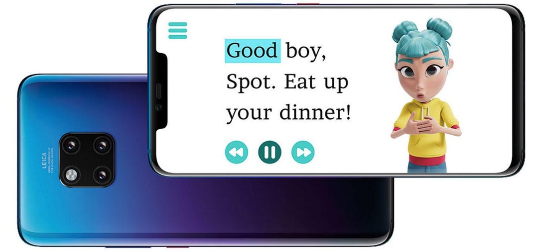 Huawei’s StorySign app enhances story time for deaf children