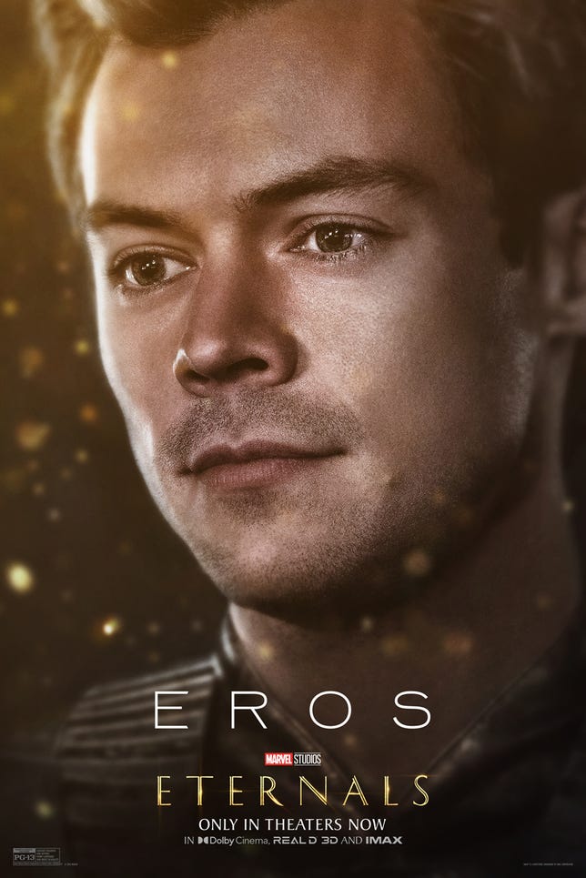 Eros in Eternals poster
