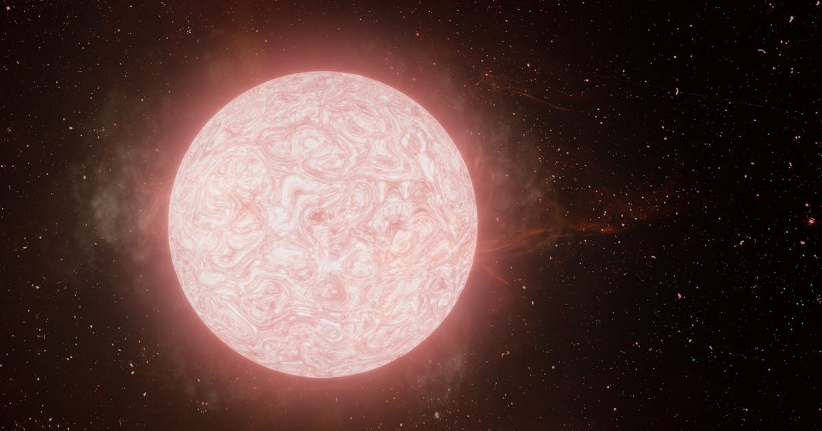 Los científicos ven una estrella masiva explotar violentamente después de una fatídica despedida