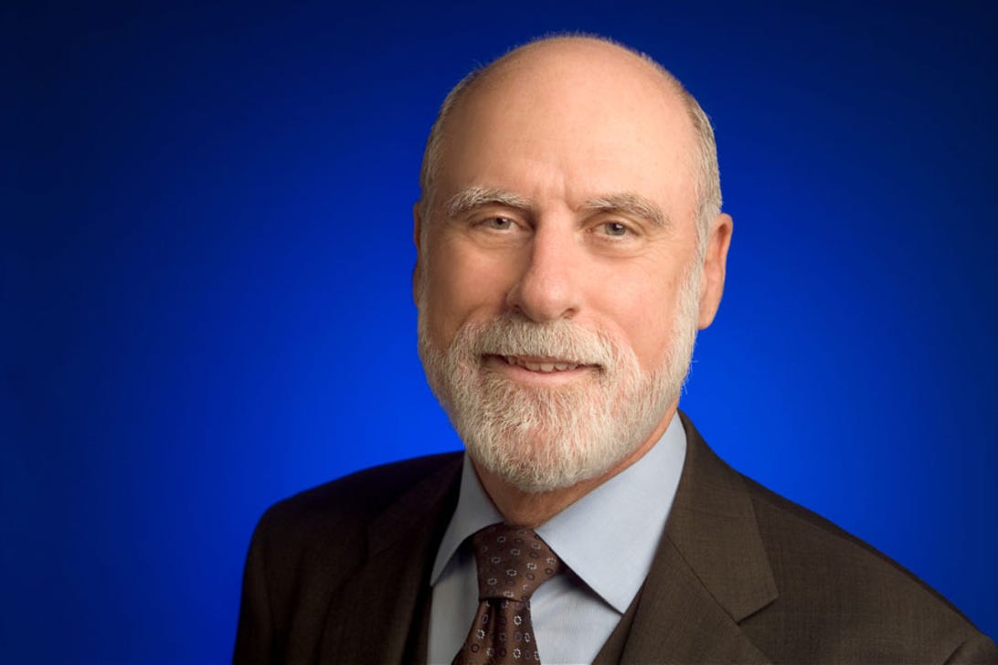 Vint Cerf, a father of the Internet and Google's chief Internet evangelist