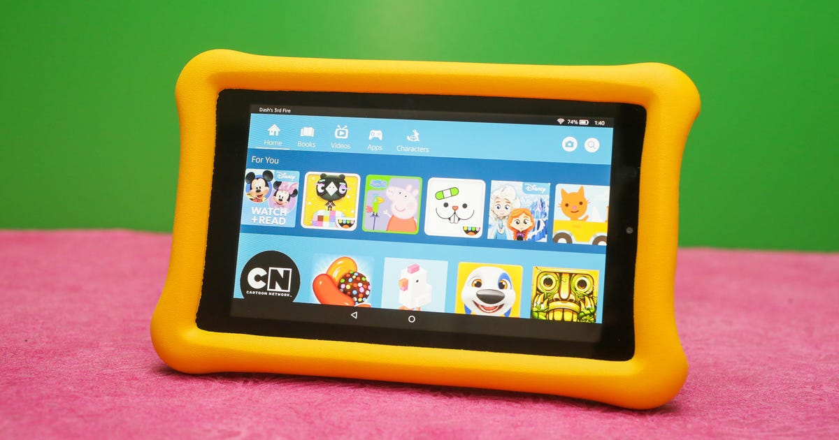 Amazon Fire 7 Kids Edition Review A Tablet Kids Quickly Outgrow Cnet - roblox kindle fire download