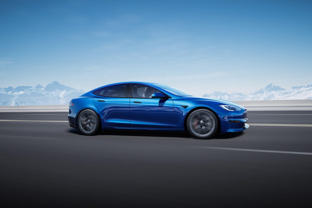 Tesla Model S refresh - blue