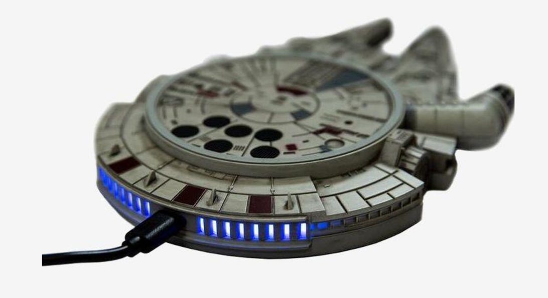 This Millennium Falcon will charge your phone wirelessly for  (save )