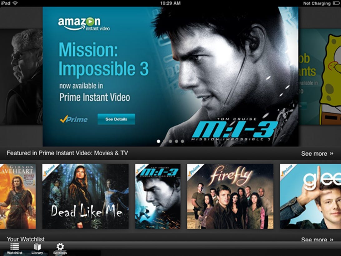 Amazon's new Instant Video iPad app