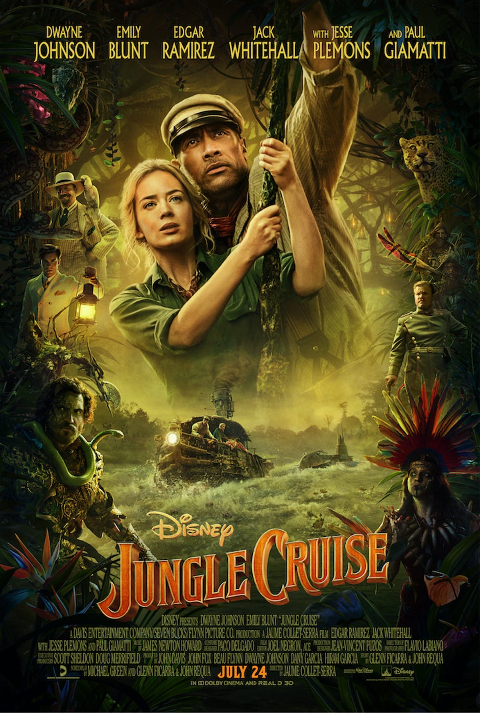 Disney S Jungle Cruise Trailer Shows The Rock And Emily Blunt Team Up In The Amazon Cnet