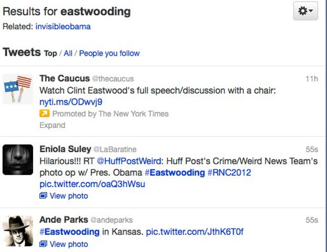 Eastwooding is sweeping across Twitter.