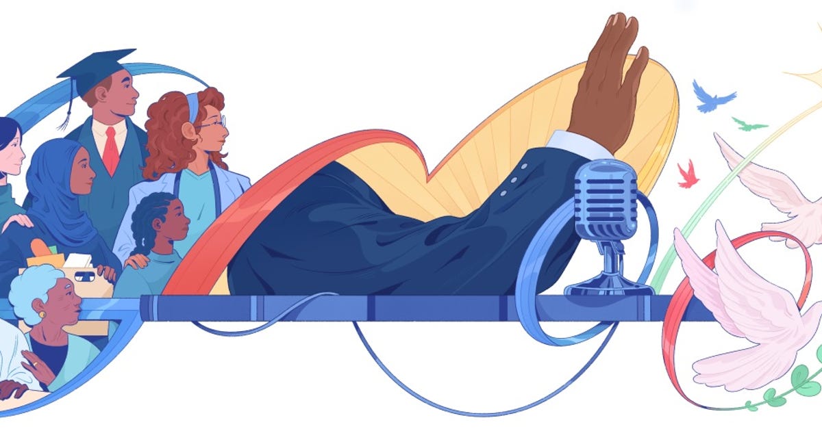 Google Doodle highlights the course of civil rights movement for MLK Day     – CNET