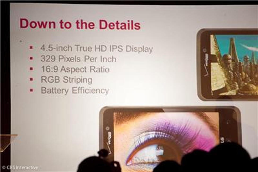 The basic specs on LG's Spectrum smartphone.