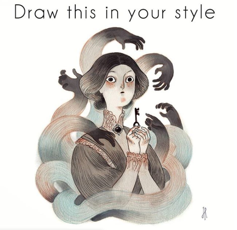 Drawthisinyourstyle How Instagram Got Inspired By A Woman Holding A Key Cnet