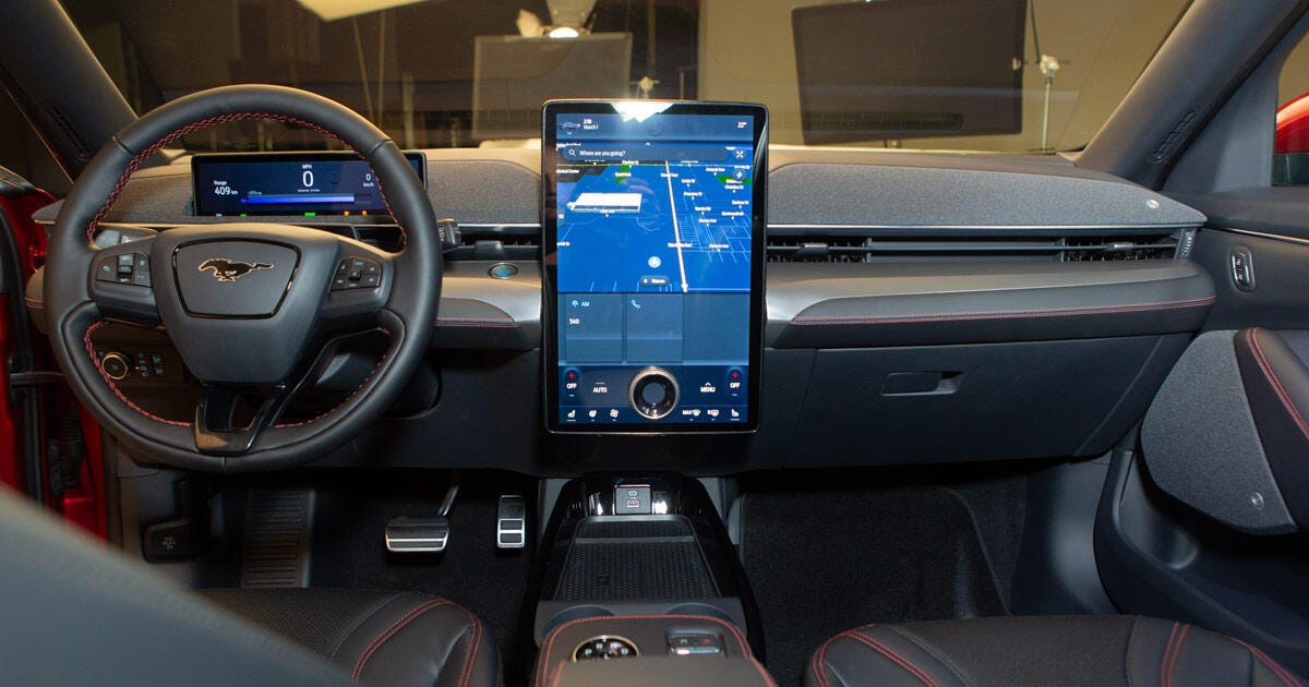 The Ford Mustang Mach E S Infotainment System Aims To Please Roadshow