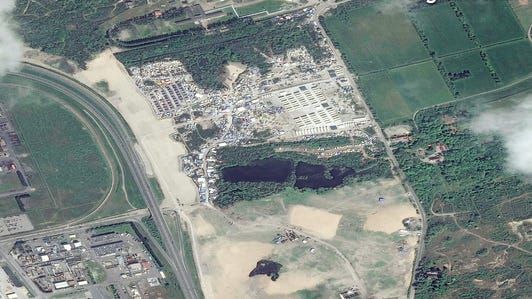 Satellite view of the Jungle
