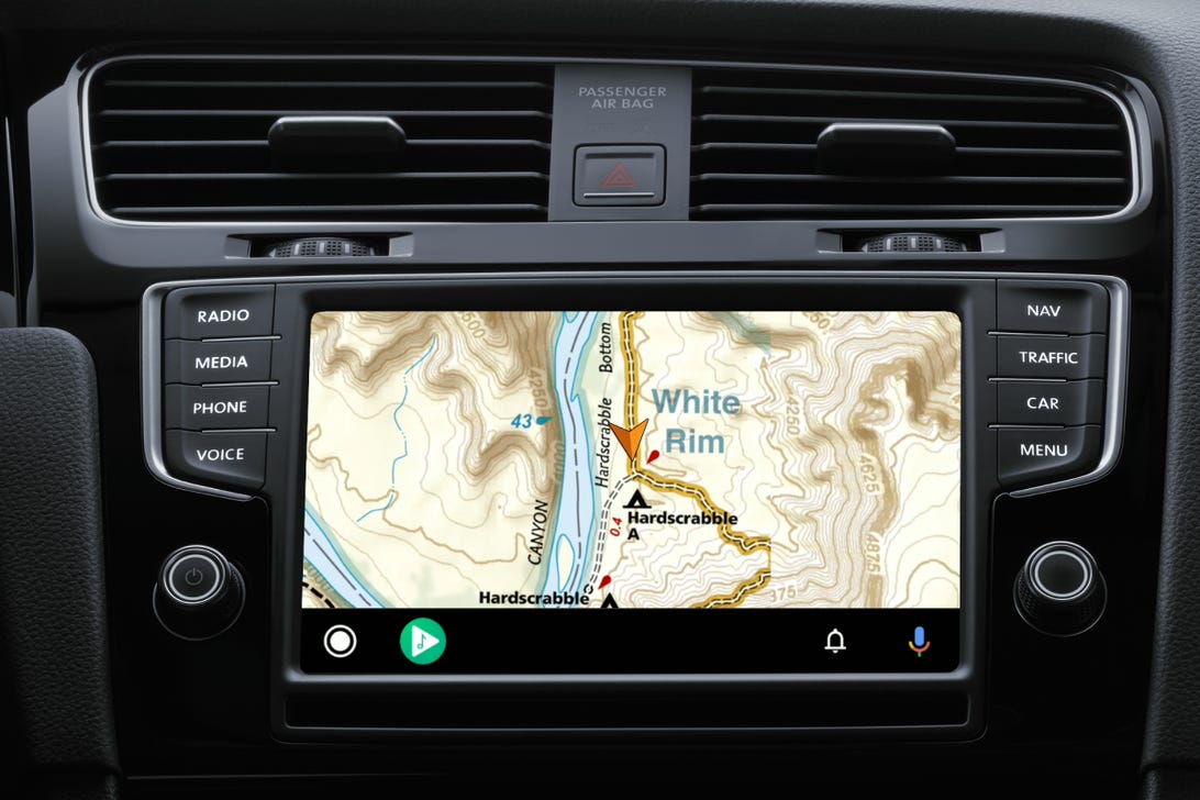 Gaia GPS off-road navigation app gains Android Auto compatibility - CNET