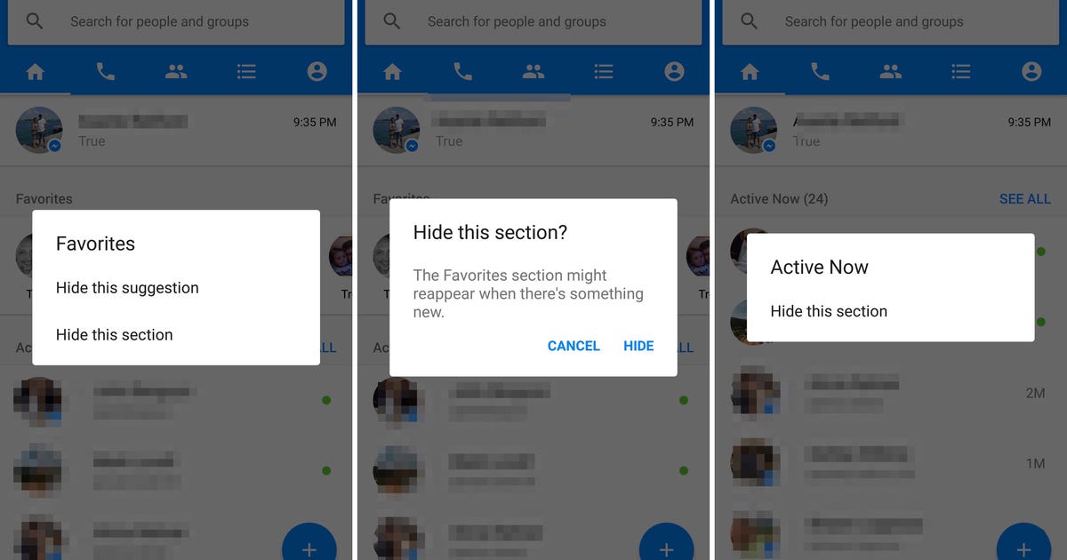 How to get the old Facebook Messenger recent conversation view back.