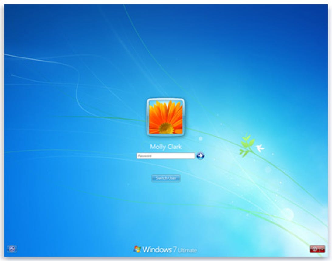 Windows 7 welcome screen