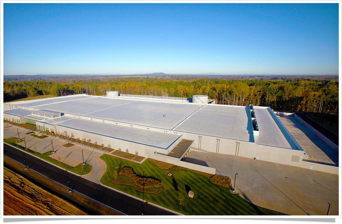 Apple's data center in Maiden, North Carolina.
