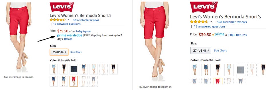 Amazon Prime Wardrobe How To Use Amazon S Dressing Room Cnet