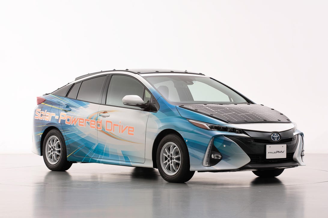 Toyota Prius solar panel prototype