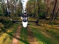 <p>A Jetson ONE navigating through a forest.</p>
