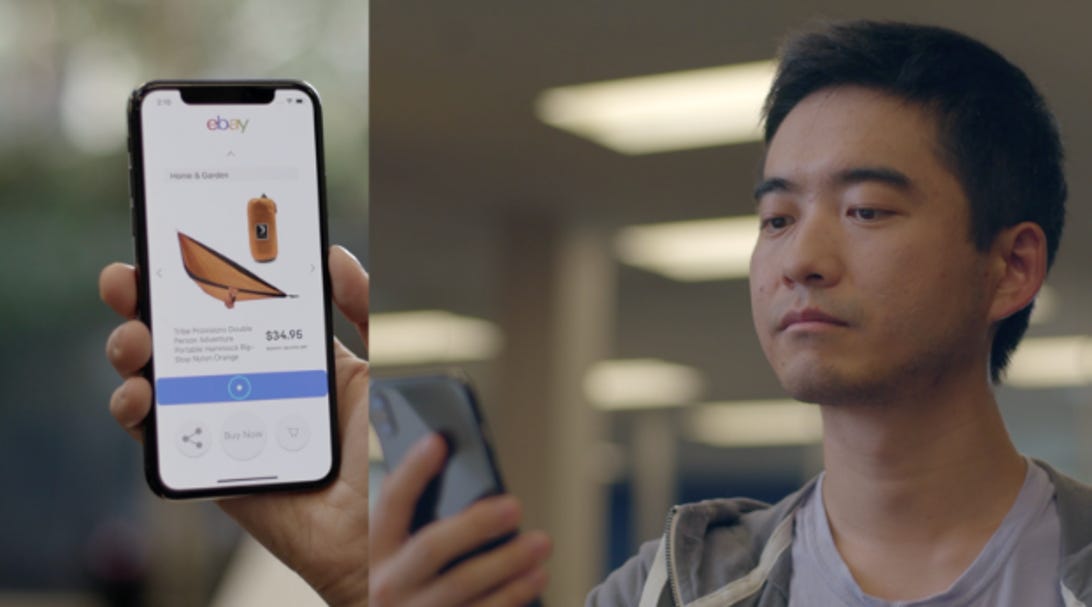 eBay uses iPhone X camera to let people shop with a move of the head