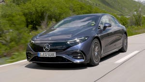 2022 Mercedes EQS drives like the big deal it is video     - Roadshow