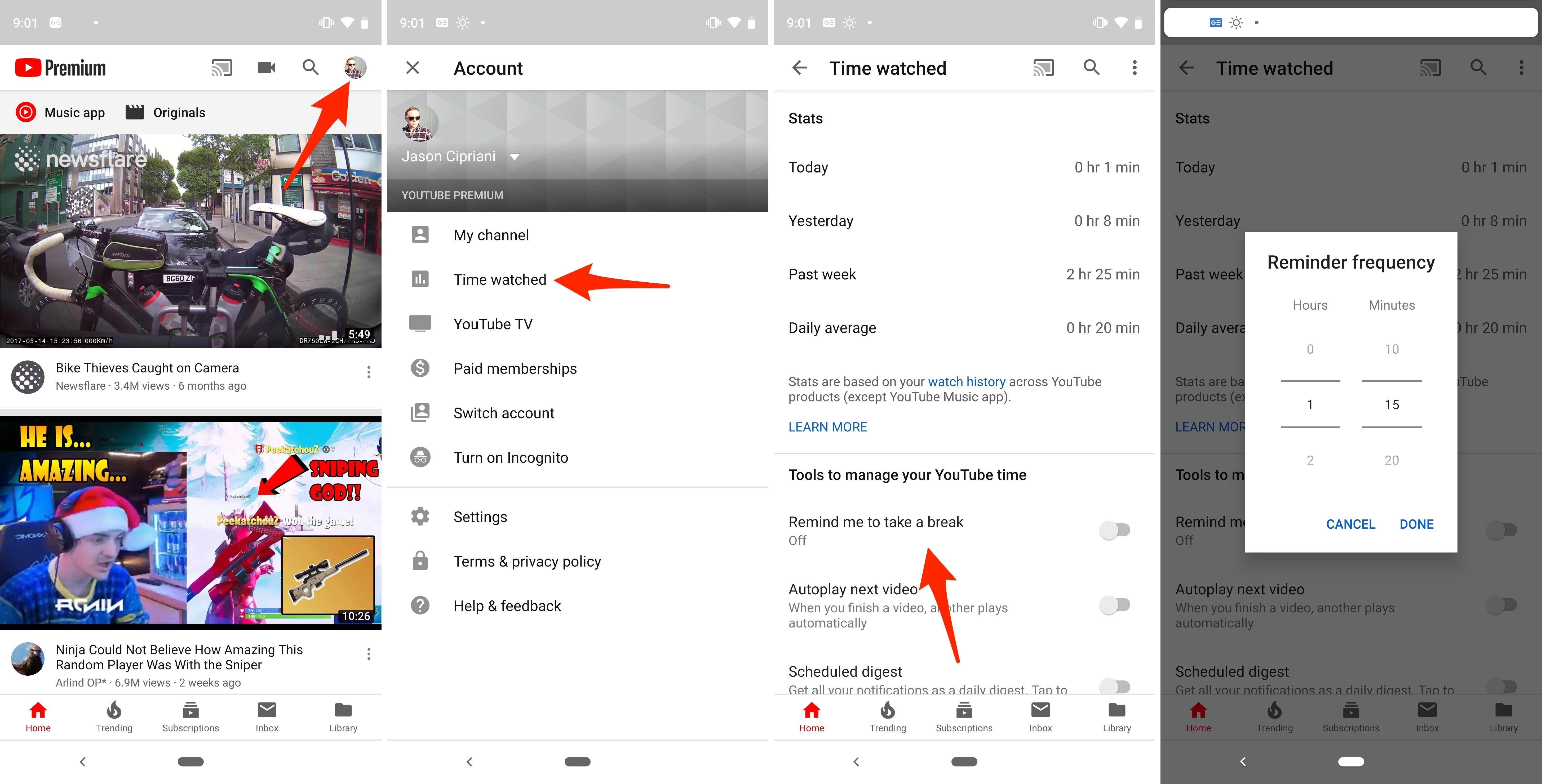 How to use YouTube’s Take a Break feature