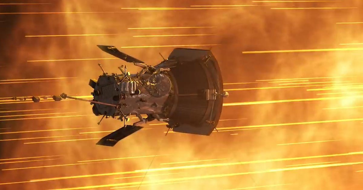 NASA solar probe becomes first spacecraft to 'touch the sun' - CNET