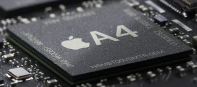 The Apple A4 system-on-a-chip