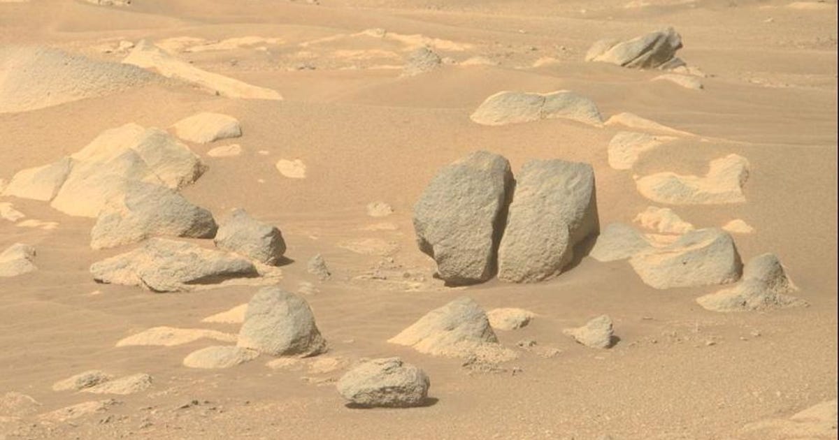 Photo of NASA Perseverance Mars Rover sieht köstlich verrückte Felsen (Hallo, Butt Rock)