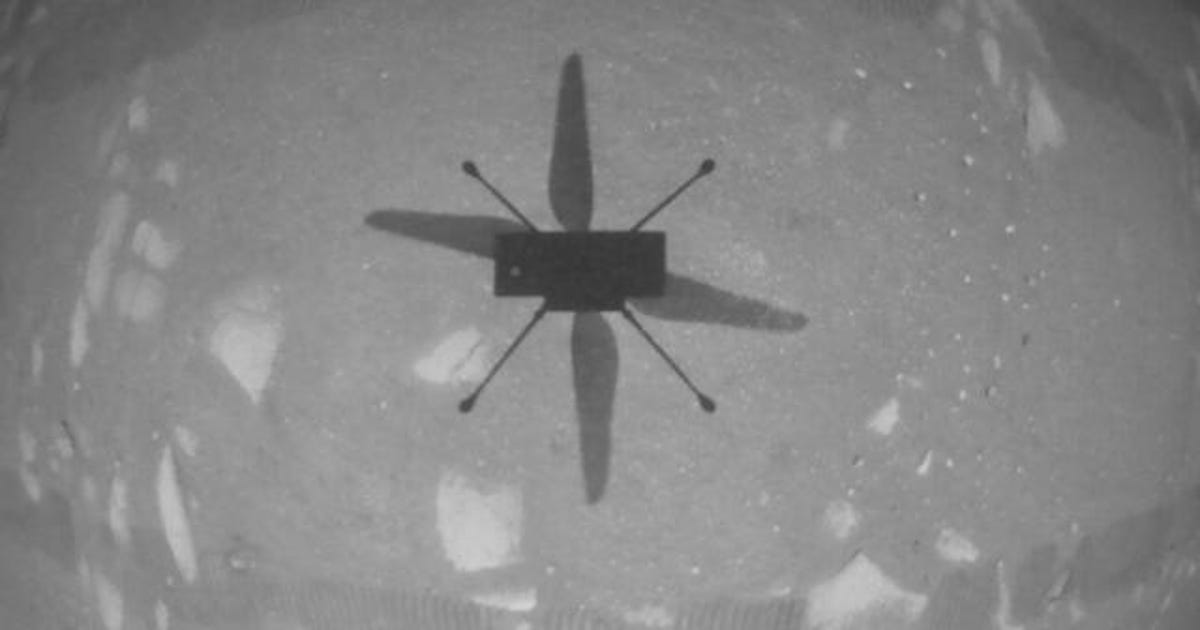 Skatieties NASA Marsa helikoptera radošumu, kad tas veic pirmo lidojumu uz citu planētu