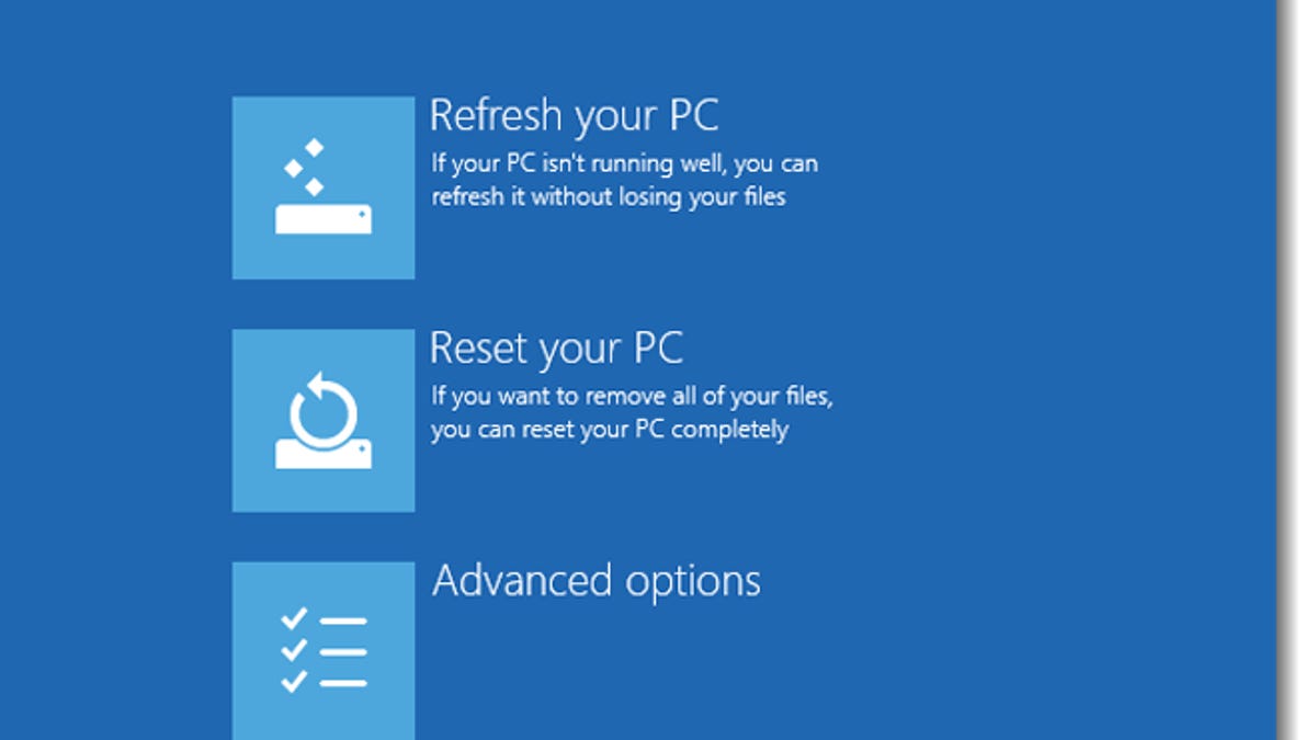 How to use the new refresh and reset features in Windows 16 - CNET