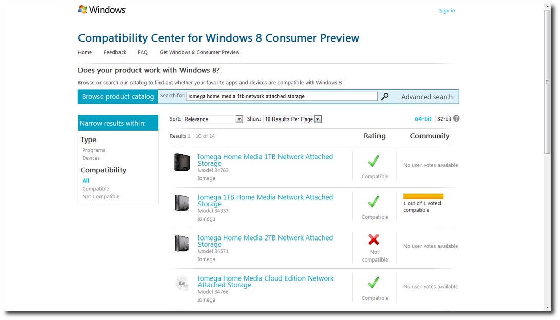 Step 3: Check compatibility with Windows 8.