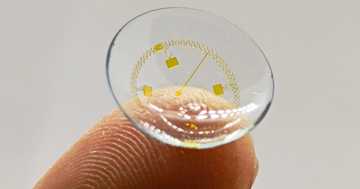 InWith promises world’s first soft smart contact lens – CNET