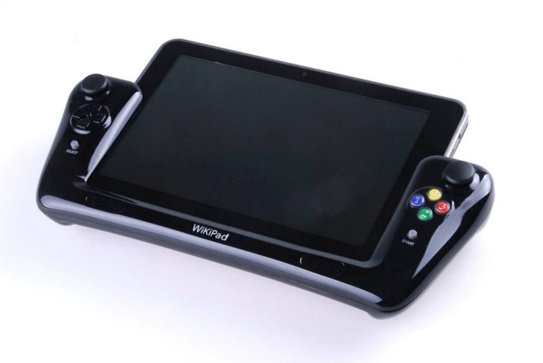 The Wikipad combines an Android tablet with detachable game controls.