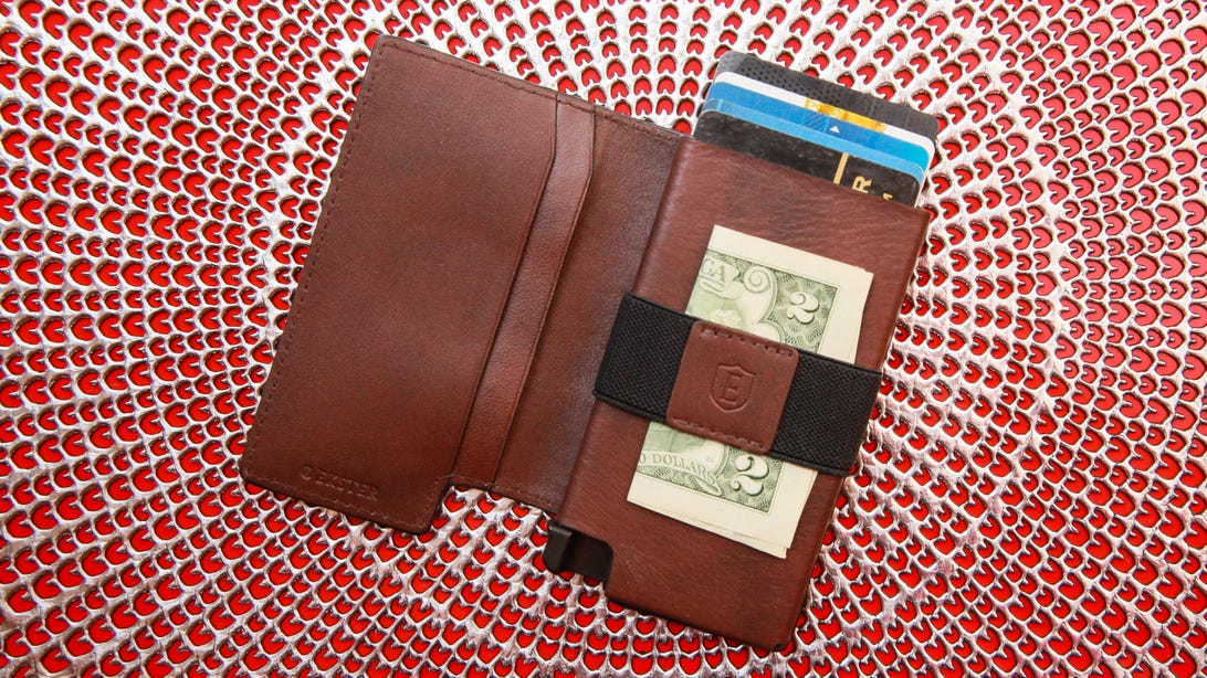 This wallet includes a tracker to let you find it with your phone