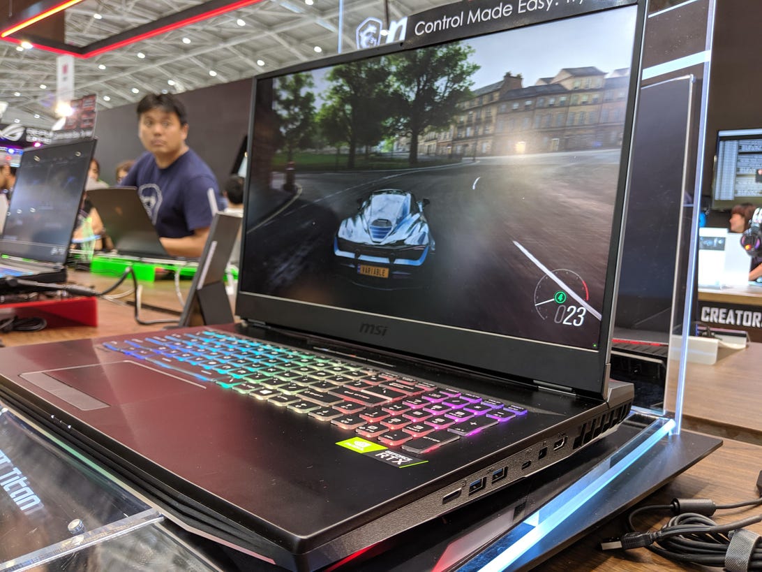 A thin and light gaming laptop? MSI’s Titan says no